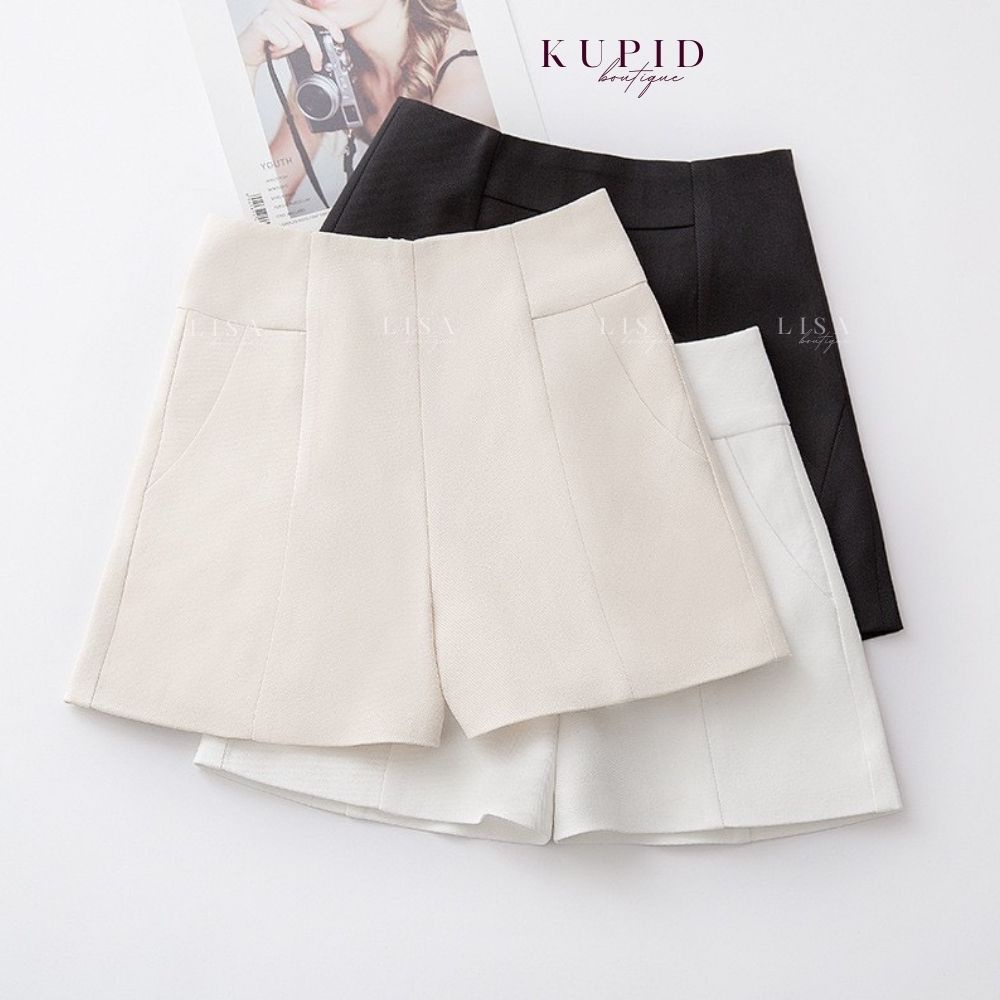 Quần short đùi T nữ cạp cao tôn dáng khóa sau hông túi 2 bên chất tuyết mưa đẹp FREESHIP TẶNG QUÀ 0Đ ĐT01