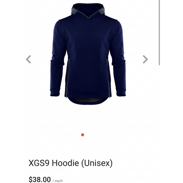 Hoodie thể thao nam XGS9 xanh than