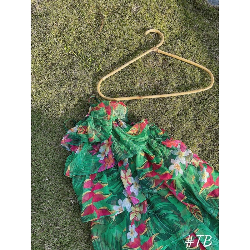 THUYBIESHOP |  váy yếm tầng - lana maxi