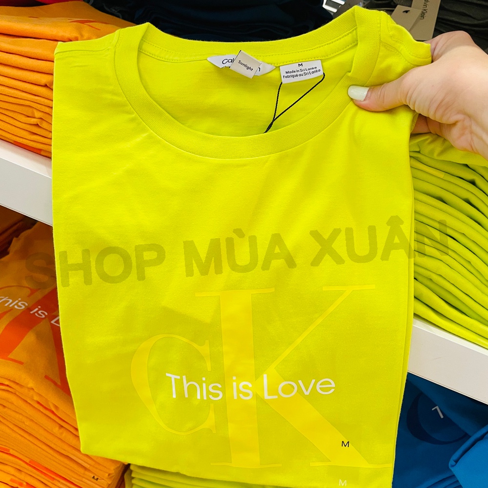 Áo thun Unisex nam nữ Calvin Klein Pride Relaxed Fit Monogram Logo Crewneck T-Shirt - NHIỀU MÀU