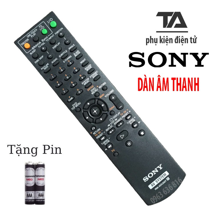 [FREESHIP 50K] Remote điều khiển dàn âm thanh Sony - Hàng mới