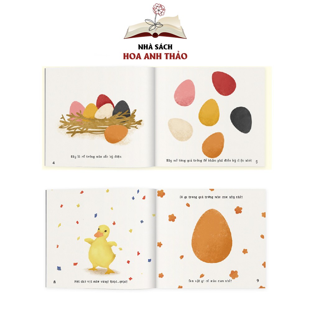 Sách Ehon Nhật Bản - Điều kỳ diệu của màu sắc (Combo 4 cuốn)