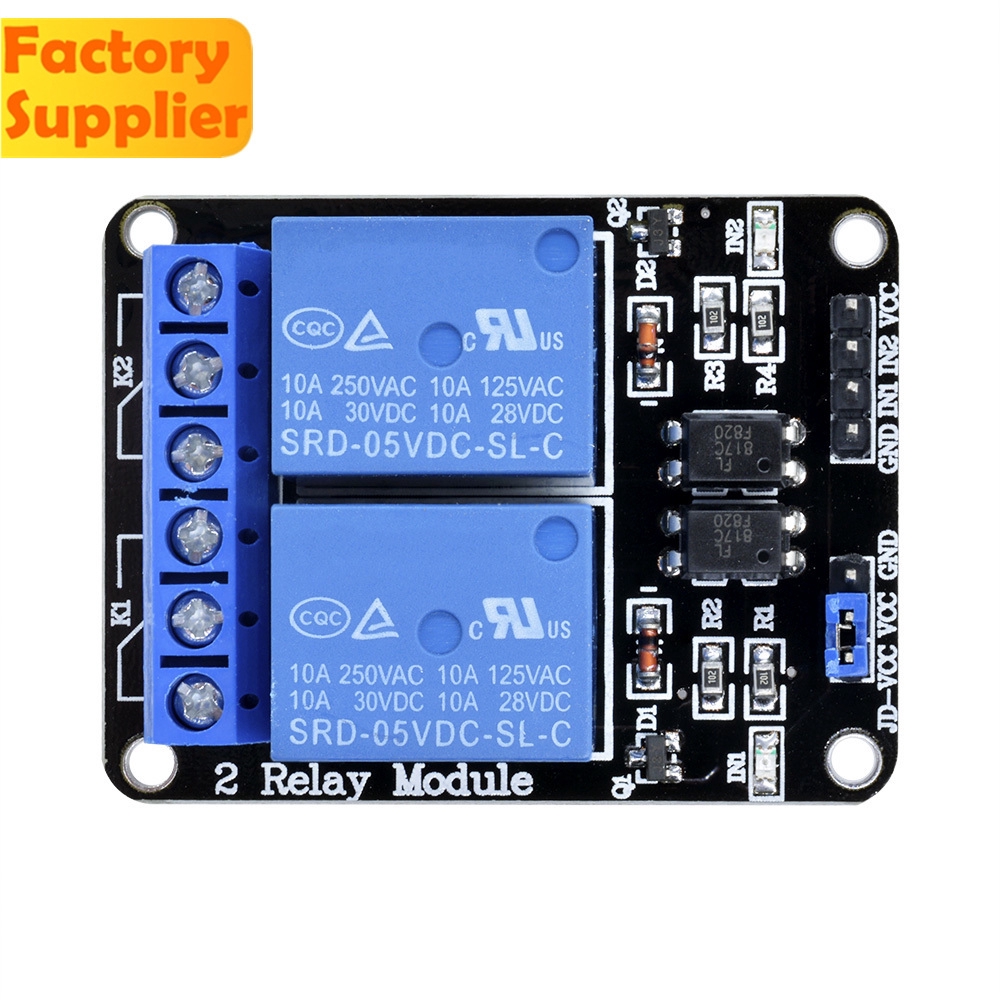 Mô Đun Rơ Le 2 Kênh 5v Chuyên Dụng Cho Pic Avr Dsp Arm Arduino | BigBuy360 - bigbuy360.vn