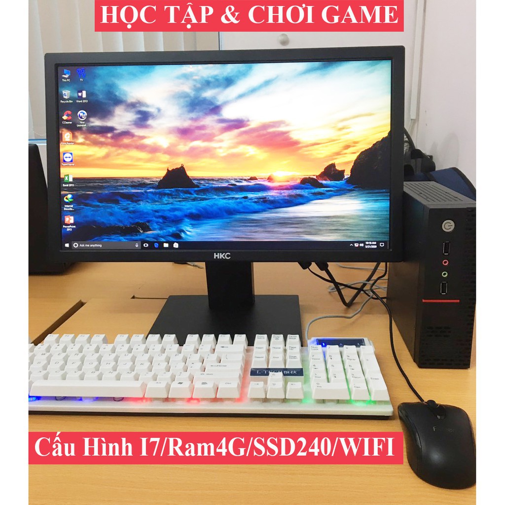 Máy tính bàn PC KIWIVISIO mini nhỏ gọn FREESHIP, chơi game làm việc văn phòng học tập | BigBuy360 - bigbuy360.vn