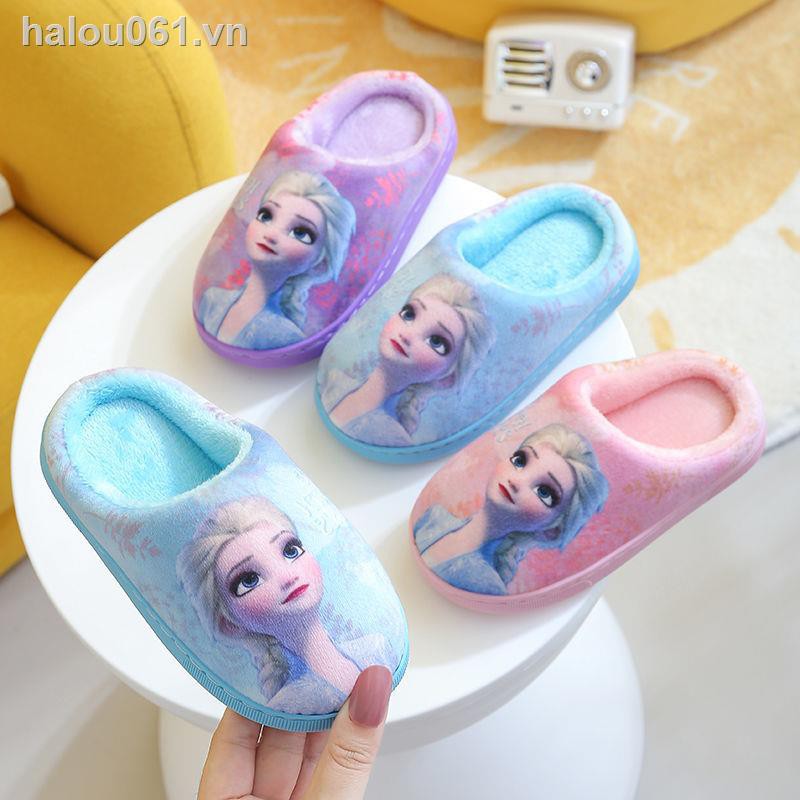 Dép Bông Đi Trong Nhà Chống Trượt Dễ Thương Cho Bé