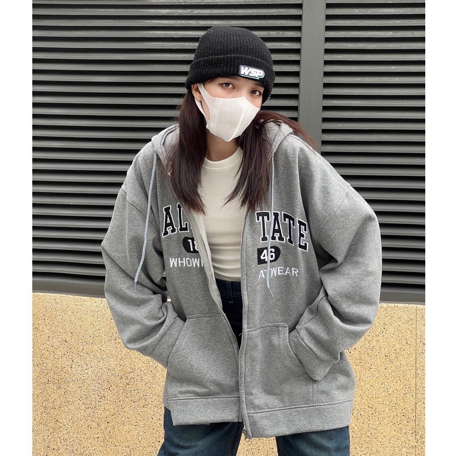 Áo Hoodie Zip CALSTATE Unisex, Áo Khoác Nỉ Bông Nam Nữ Phong Cách Hàn Quốc Ảnh Thật Có Sẵn Hàng