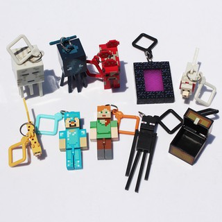 Set 10 Móc Khóa Minecraft Nhiều Màu Sắc