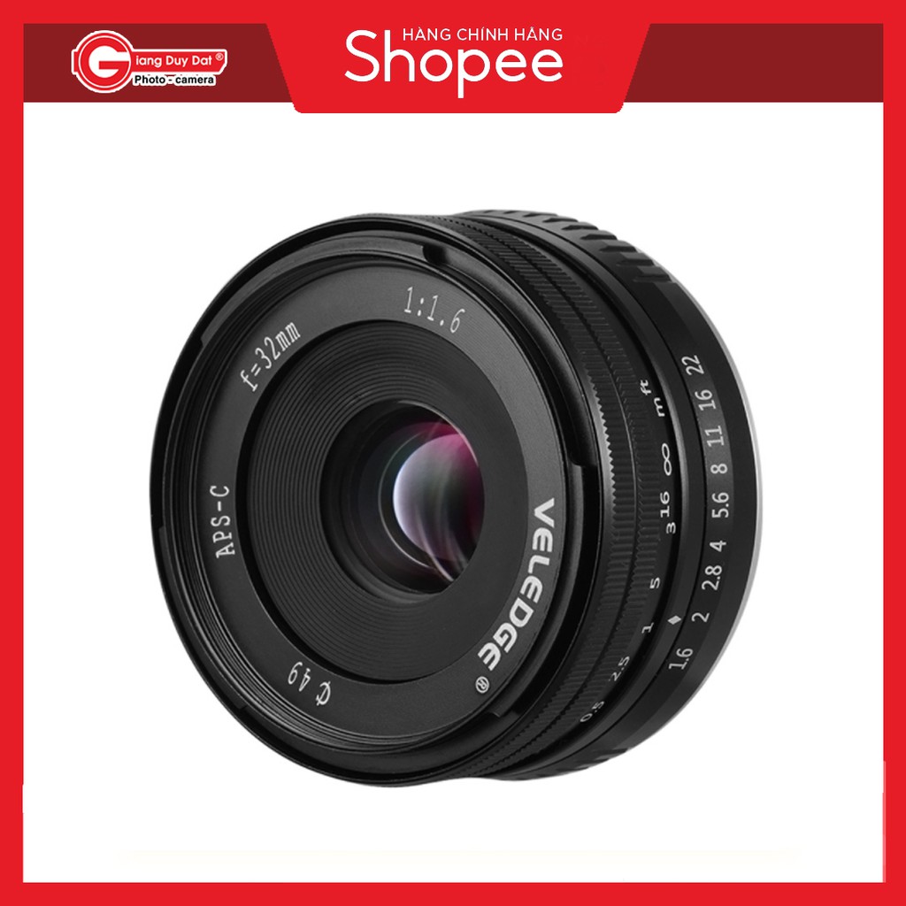 Ống Kính MF VELEDGE 32MM F1.6 for FUJIFILM X