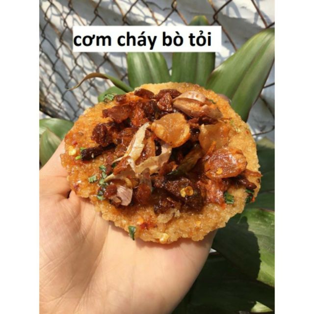 500gr cơm cháy bò đập lá chanh