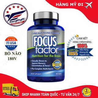 Viên Uống Bổ Não Focus Factor Mỹ 180v