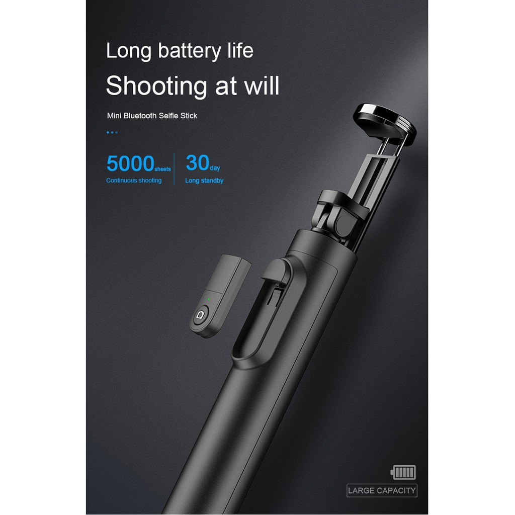 Gậy chụp ảnh không dây kết nối Bluetooth dành cho điện thoại ios Android | BigBuy360 - bigbuy360.vn