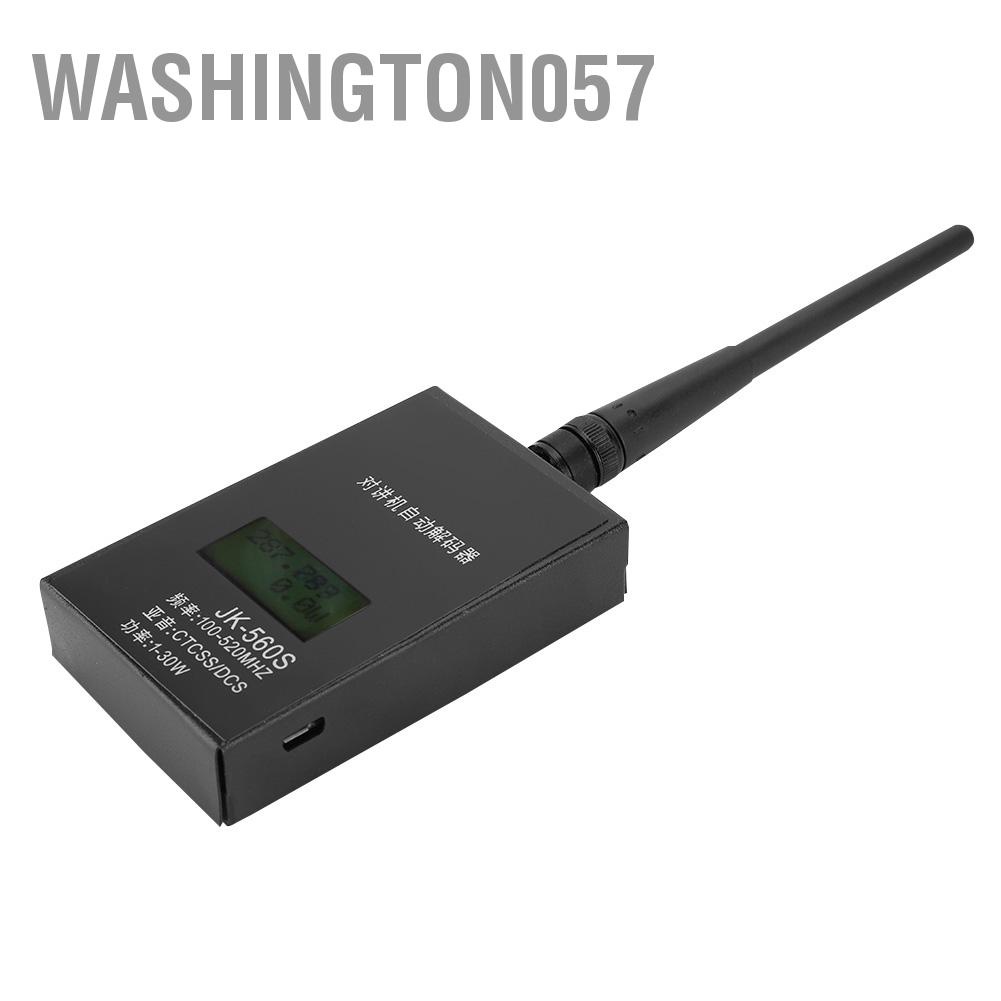 Có thể bán buôn Bộ đếm tần số JK560S cho giải mã bộ đàm Baofeng 1-30w 100-520MHz CTCSS / DCS Antena Washington057 Hàng giao ngay