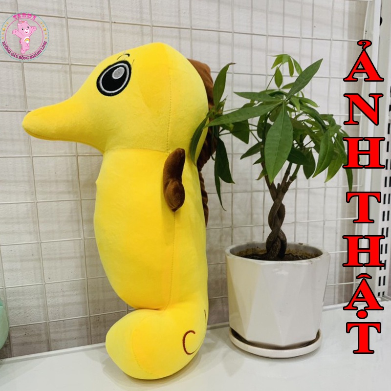 Gấu Bông Cá Ngựa Size 40Cm Ngộ Nghĩnh Được Làm Bằng Vải Và Bông Cao Cấp Hàng Xuất Siêu Thị