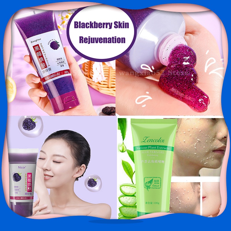 200/60g tẩy tế bào chết+Gel Tẩy Tế Bào Chết Cho Cơ Thể Chiết Xuất Quả Mâm Xôi tẩy tế bào chết tẩy da chết dâu rừng Kem Tẩy Tế Bào Chết Toàn Thân Làm Trắng