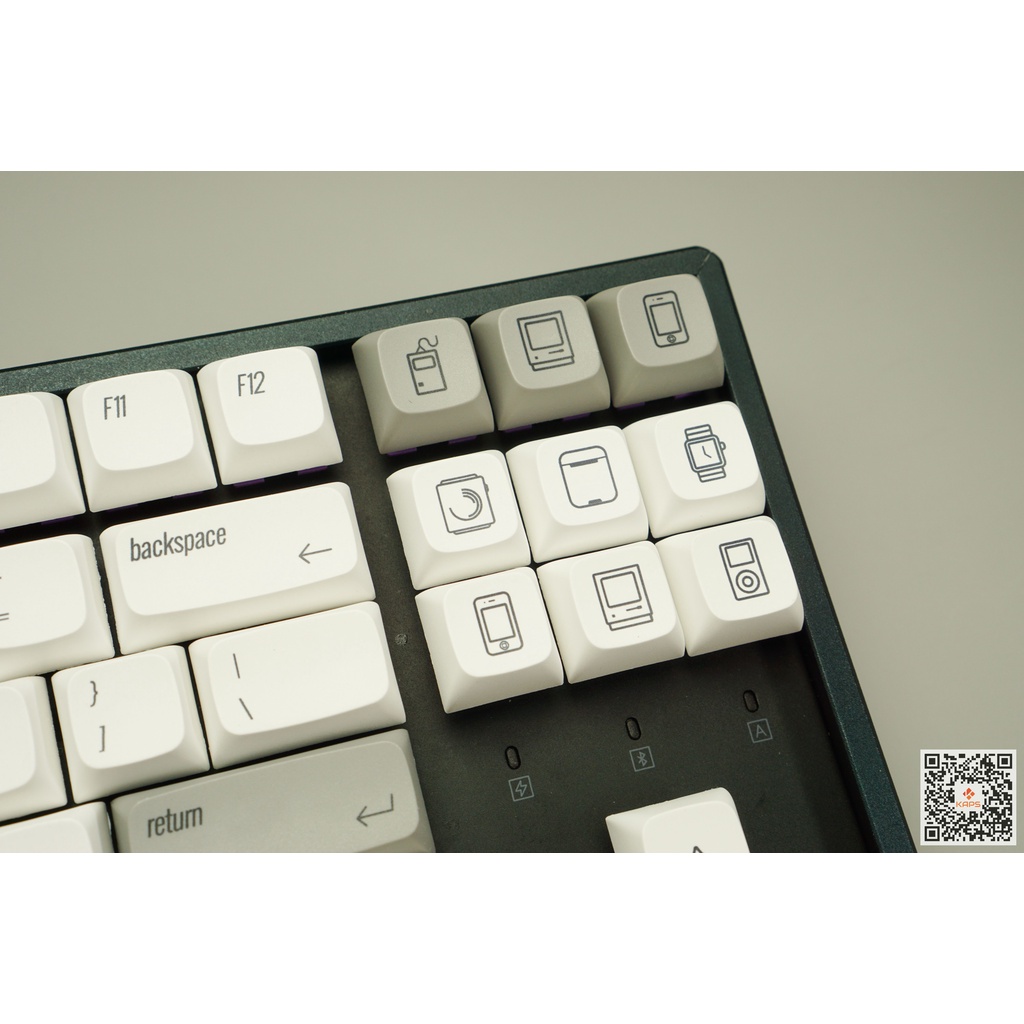 Keycap layout macos PBT profile XDA in dyesub 133 nút cho bàn phím cơ layout 108/104/98/87/84/75/68/64/61