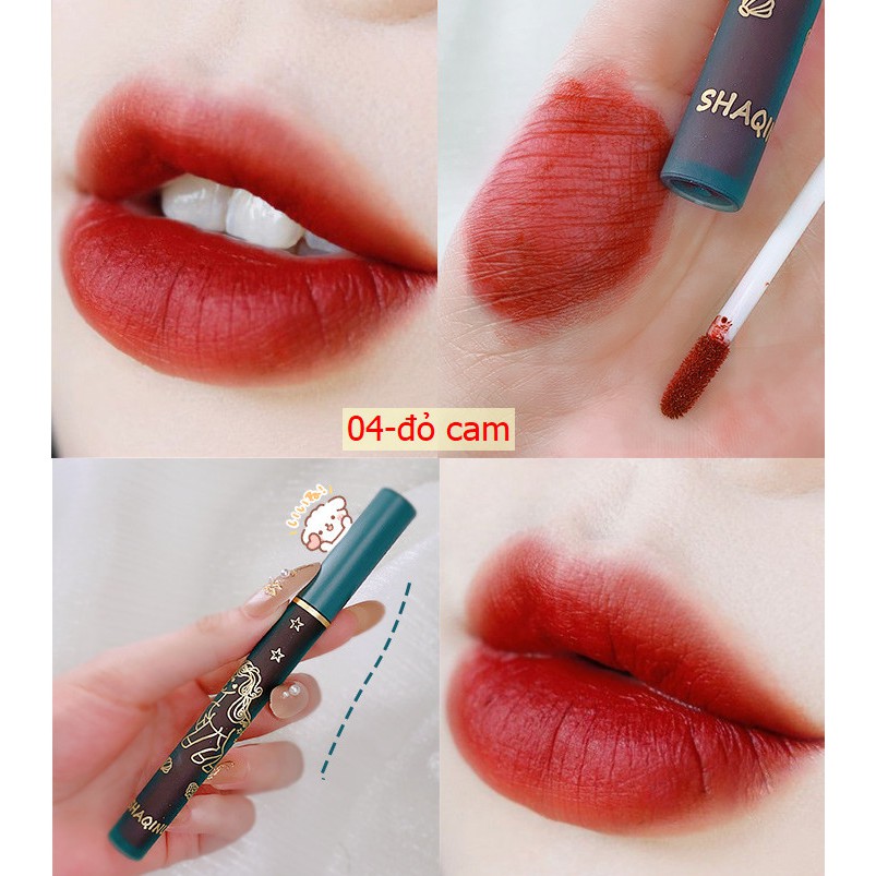 Son Kem lì THIÊN MÃ SHAQINUO S804 matte lipstick nội địa auth nịnh môi tôn da chống trôi sỉ tốt - GIÁ GỐC 12