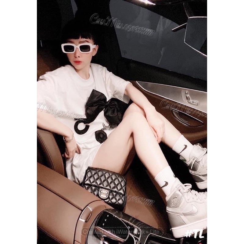 ÁO THUN LOANG TAY LỠ TIE DYE TSUN MÀU HỒNG XANH UNISEX IN MẶT TRƯỚC SAU HOT