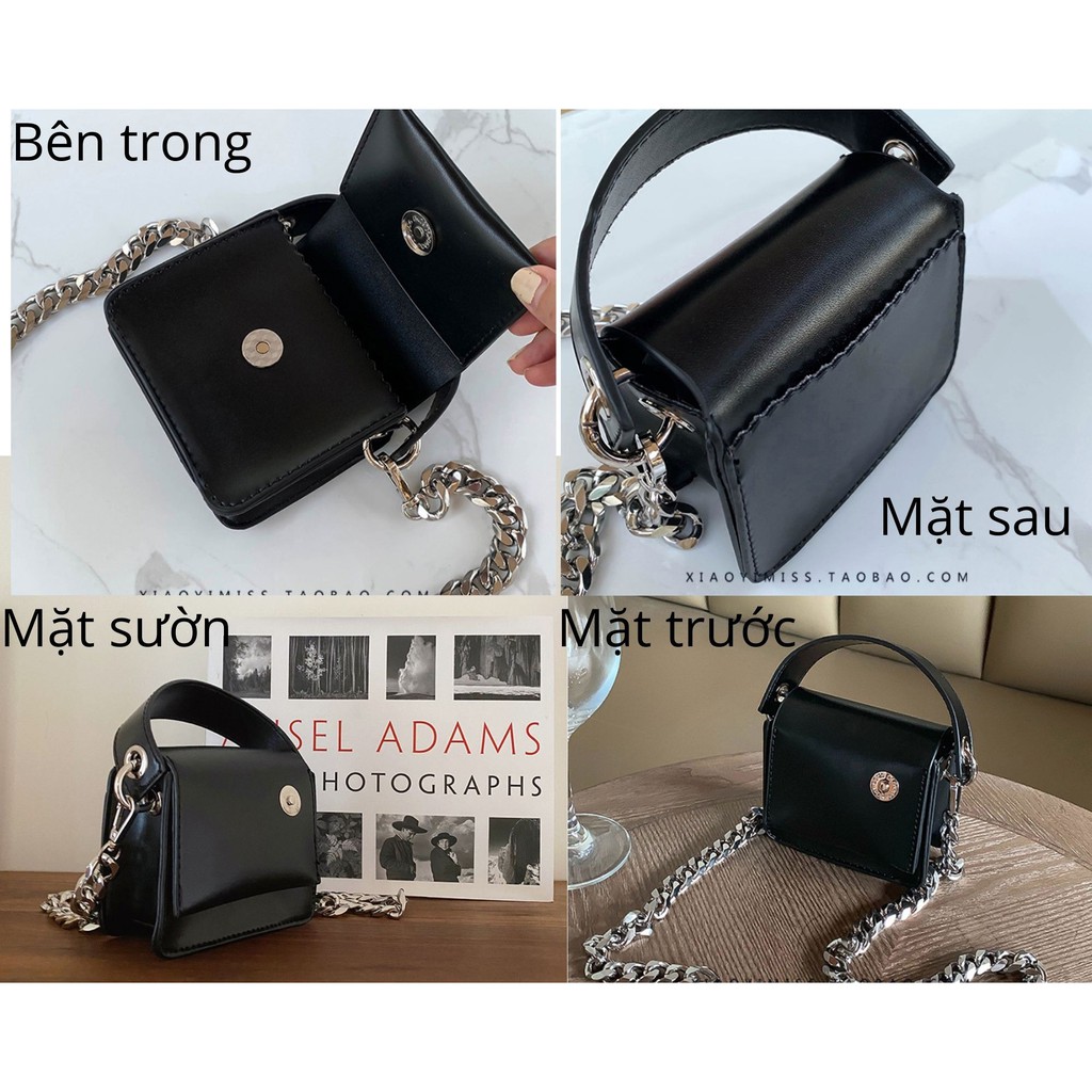 [Mã WAMT2405 giảm 10K đơn 0K] SALE HOT Túi xách mini đeo chéo TV01 da dây xích size 12 cực hot 2020 | BigBuy360 - bigbuy360.vn