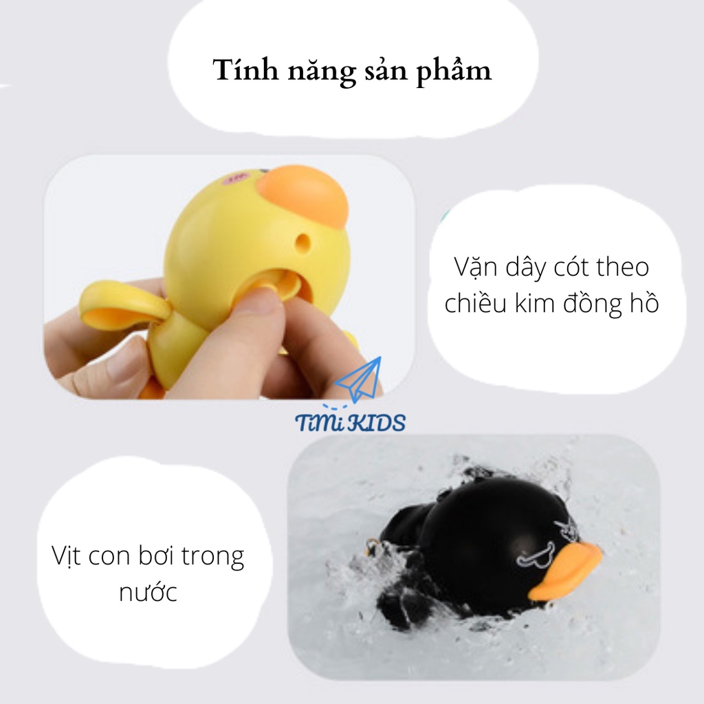 [ FREE SHIP ] Đồ chơi nhà tắm cho bé, đồ chơi vịt bơi trong nước, chú vịt nhỏ dễ thương