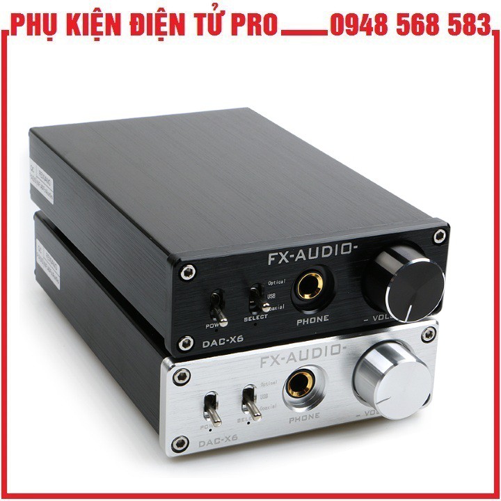 Bộ Giải Mã Âm Thanh Chất Lượng Cao Dac Fx-Audio X6