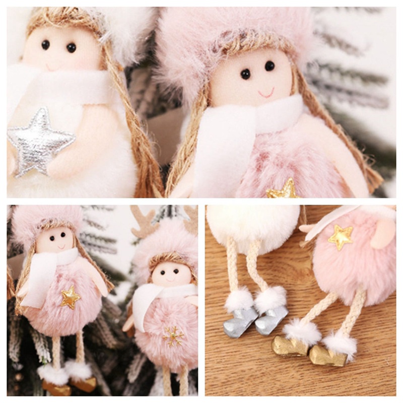 Búp Bê Thiên Thần Nhồi Bông Trang Trí Giáng Sinh