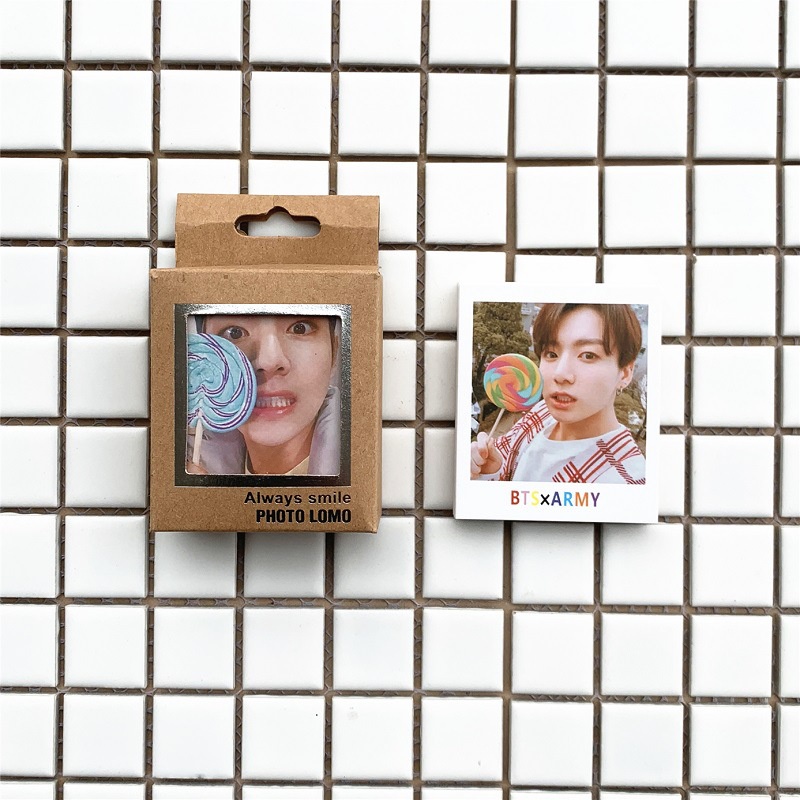 Set 40 Tấm Thẻ Ảnh Lomo HD Hình BTS