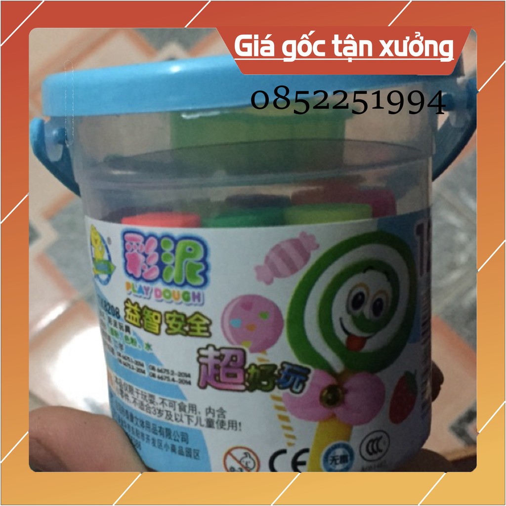 Đất nặn xô, sở hữu khuôn nặn 12 màu