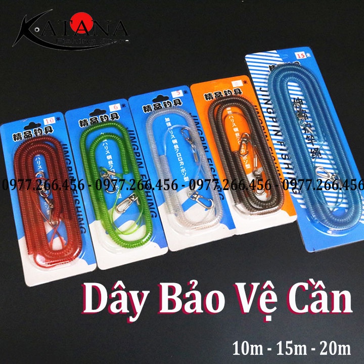 Dây bảo vệ cần tay- dây bảo hiểm cần câu đài - 10m - 15m - 20m chuyên câu đơn câu đài