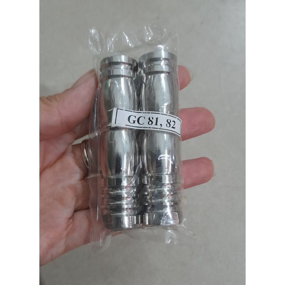 Cặp gác chân inox đặc gắn cho xe cúp 81, 82.
