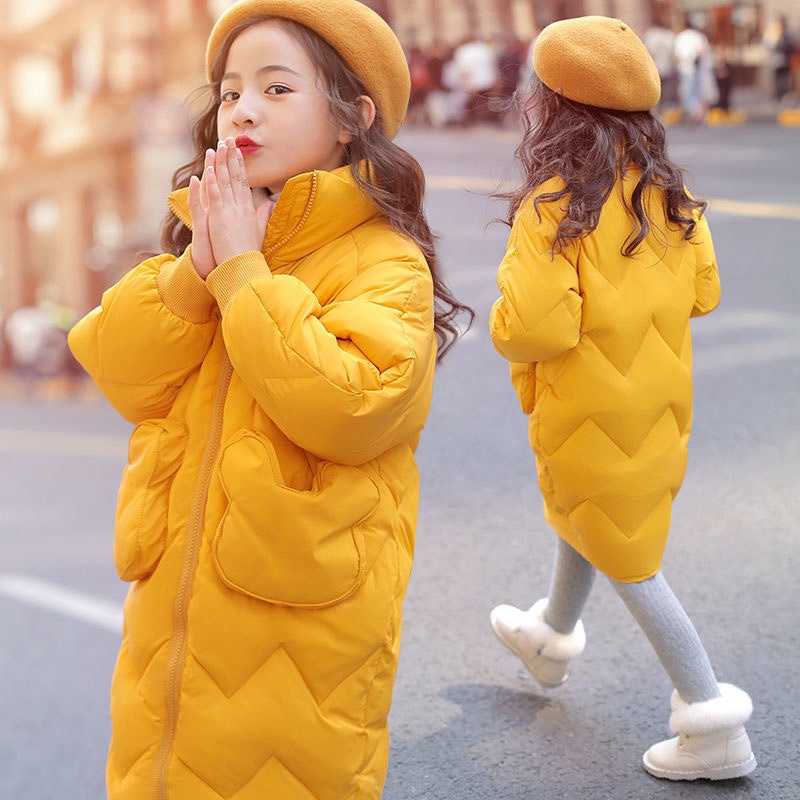 IQ Angel Áo Khoác Dáng Dài Thời Trang Xinh Xắn Cho Bé Gái
