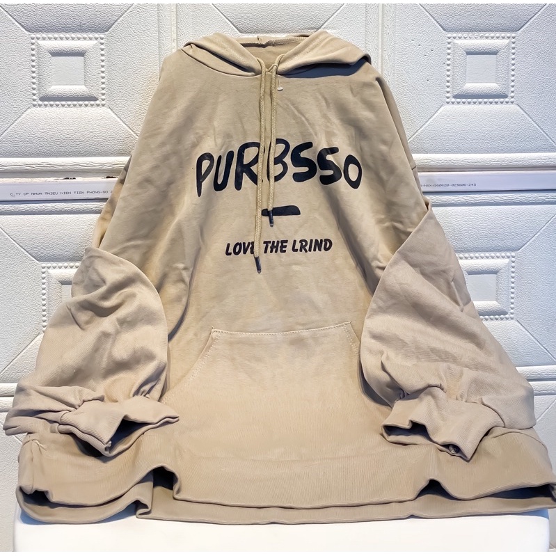 [RẺ VÔ ĐỊCH] Hoddie nỉ chữ hai mẫu màu nude from thụng (hàng sẵn) | BigBuy360 - bigbuy360.vn