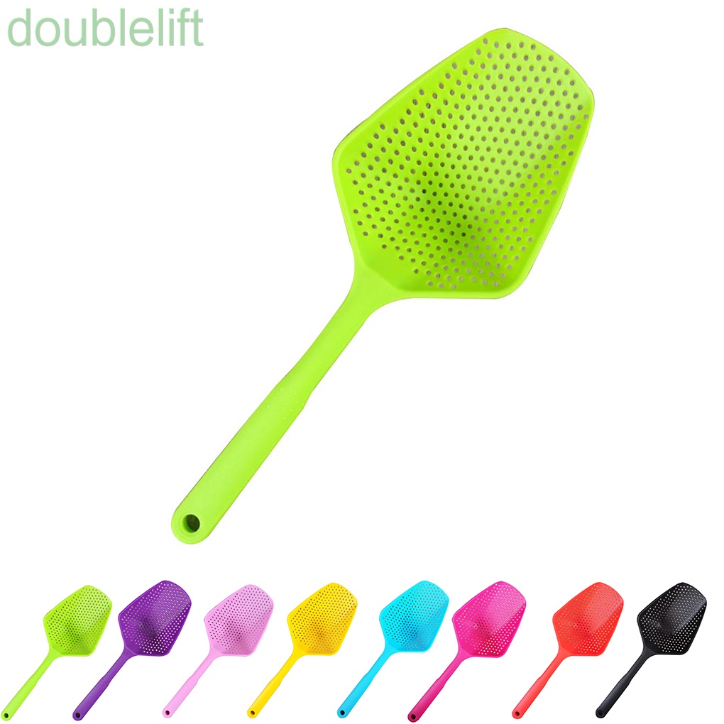 Muỗng vớt mì có lỗ lọc bằng nylon chịu nhiệt độ cao đa năng tiện dụng