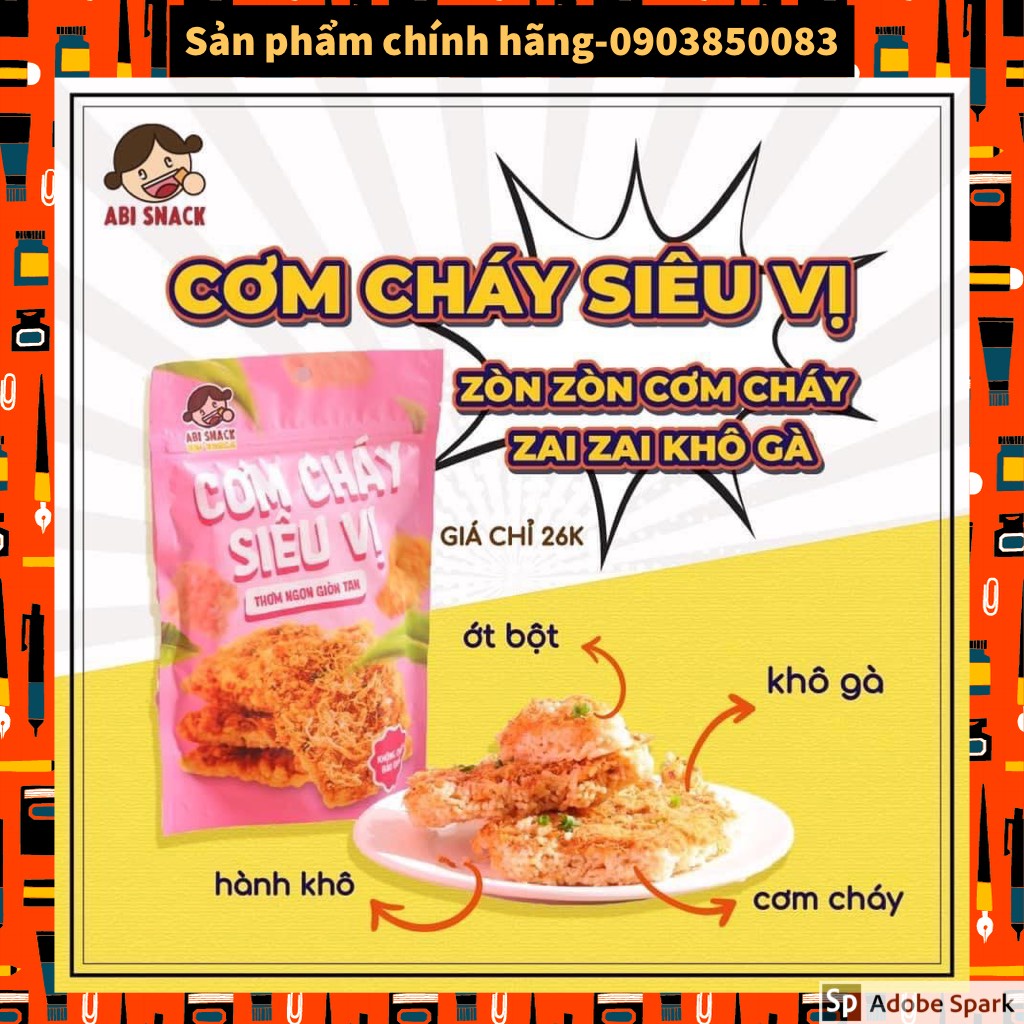SIÊU PHẨM CƠM CHÁY SIÊU VỊ ABI MUA 2 TẶNG 1 KHẨU TRANG