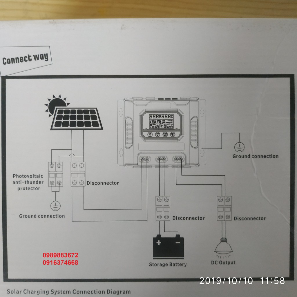 Điều khiển Sạc pin năng lượng mặt trời SON-MPPT-10A