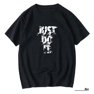 Áo thun tay lỡ JUST DO IT Unisex  ( Đen, Trắng )
