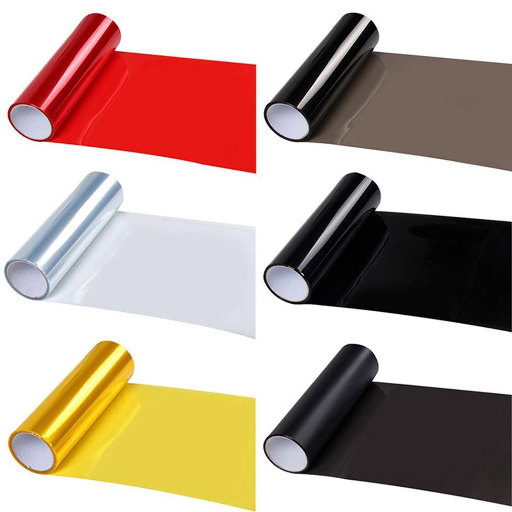 Phim Dán Đèn Pha Xe Hơi Bằng PVC Bóng Trong Suốt