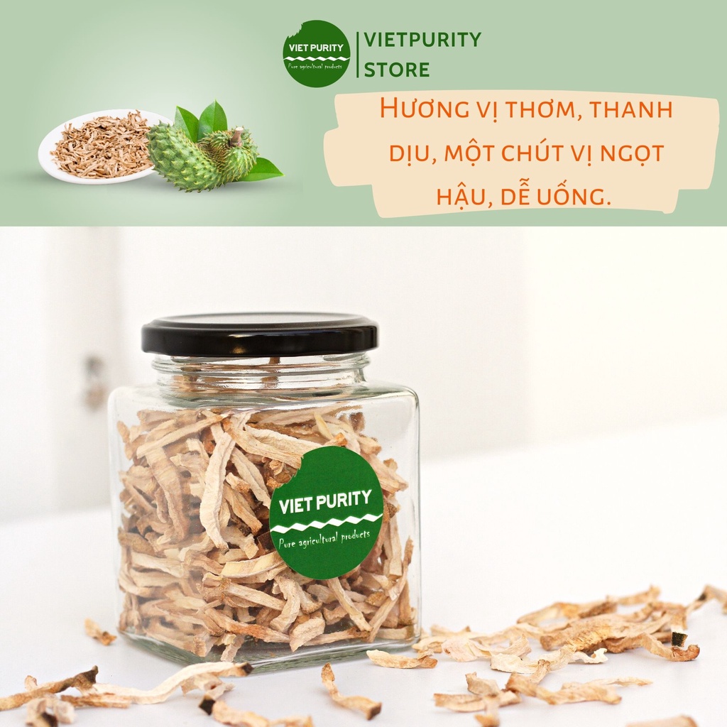 Trà mãng cầu xiêm Vietpurity 100g - Giúp ngủ ngon, ngăn ngừa ung thư
