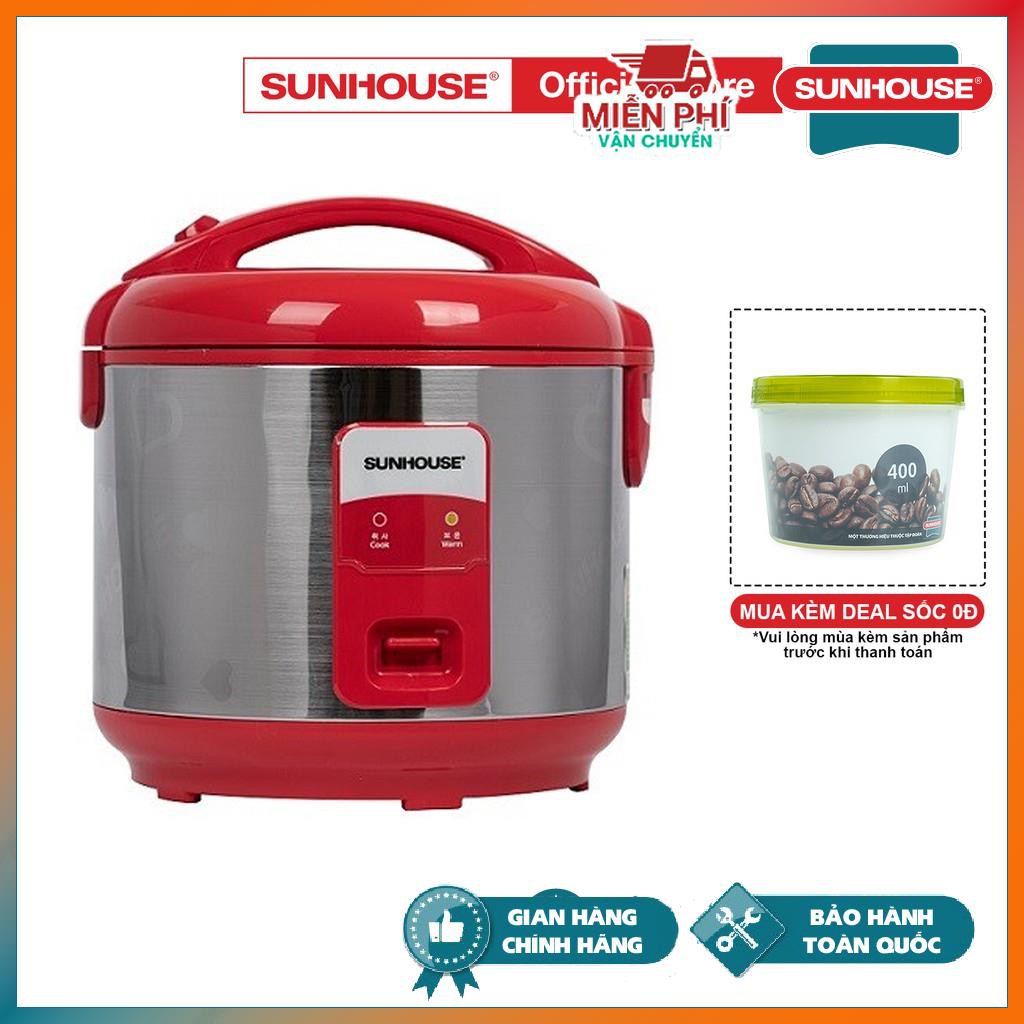 [FreeShip] Nồi cơm điện 1.8L SUNHOUSE SH18S