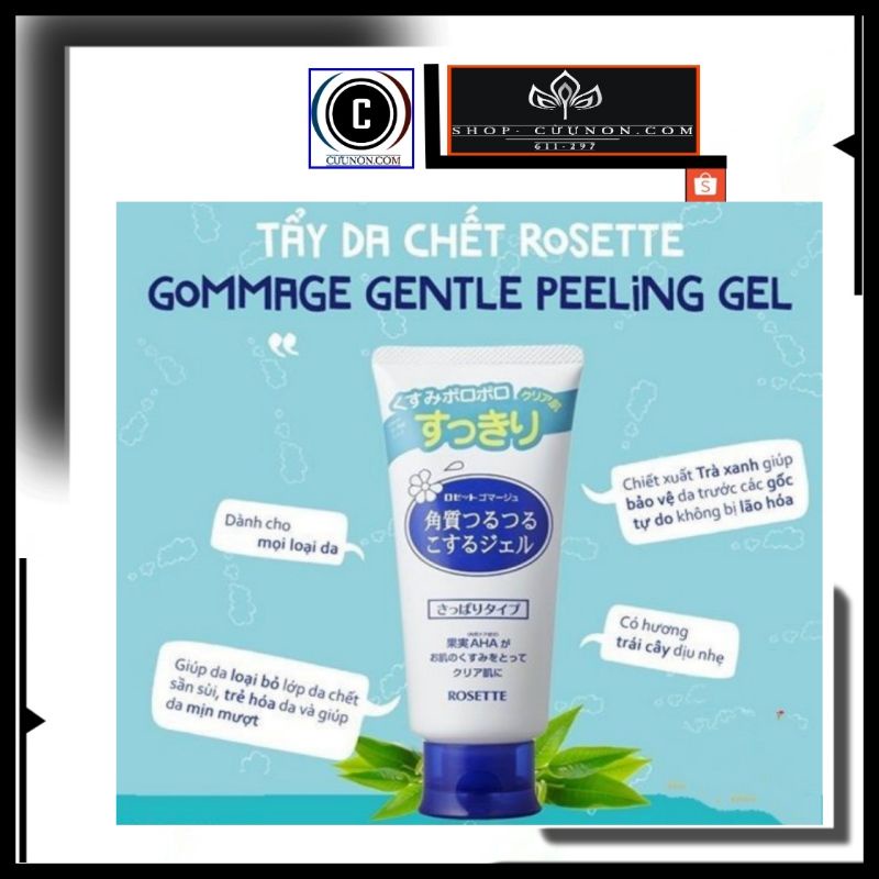 tẩy tế bào chết _ Tẩy tế bào chết Rosette Peeling Gel Nhật Bản Tẩy tế bào chết toàn thân | BigBuy360 - bigbuy360.vn