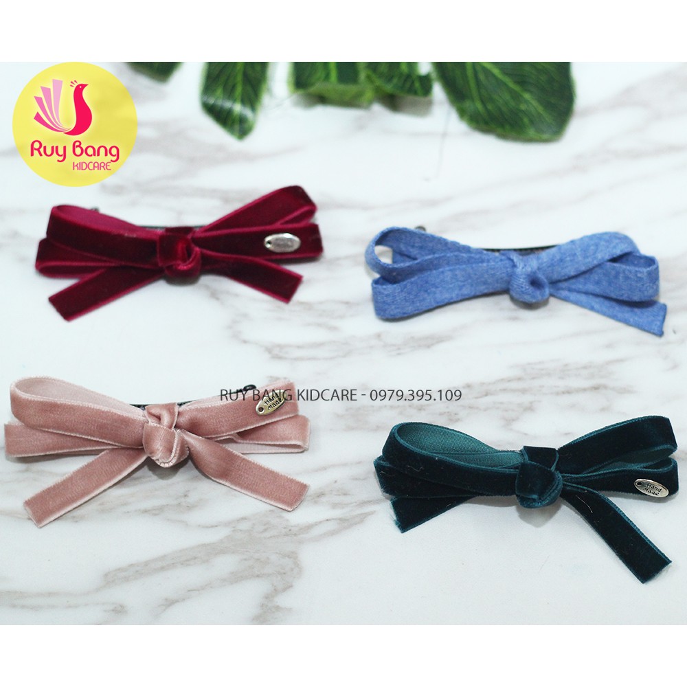 Set combo nguyên liệu làm kẹp tóc từ RB nhung