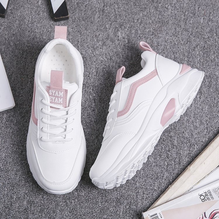 Giày Nữ Thể Thao Sneaker Hàng Hiệu Cao Cấp Màu Trắng Đẹp Phong Cách Hàn Quốc Dễ Phối Đi Học Đi Chơi