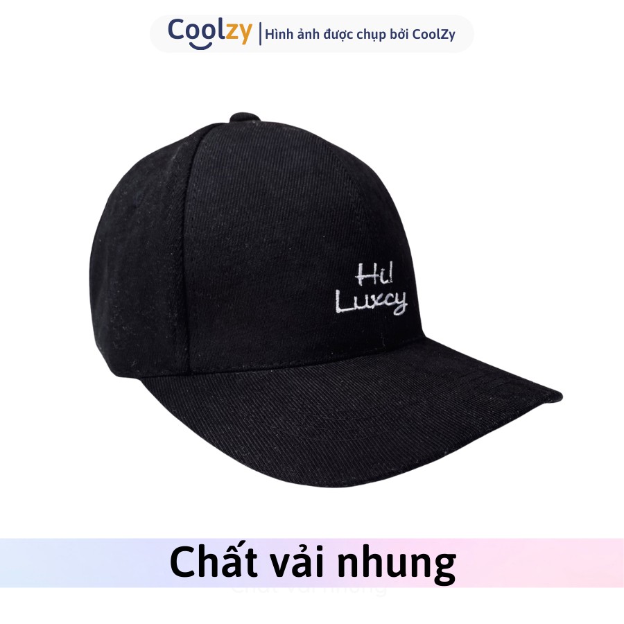 Nón Kết ❤️Mũ lưỡi trai thêu chất kaki Lucky Ulzzang form unisex nam nữ NK23