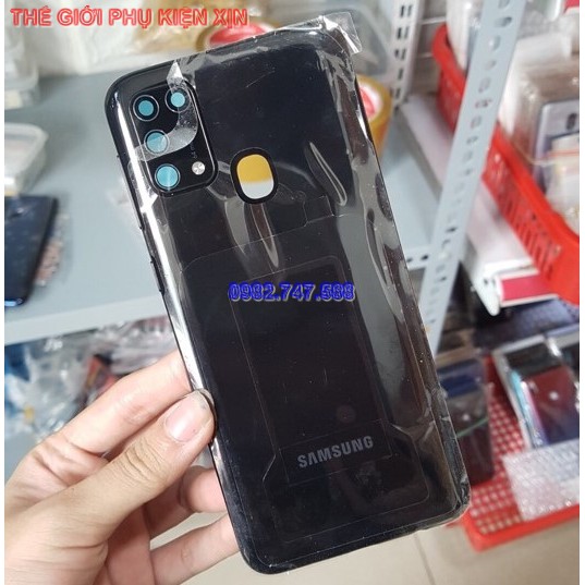 Nắp lưng sau Samsung Galaxy M31 công ty + Có fim nguồn + Volume