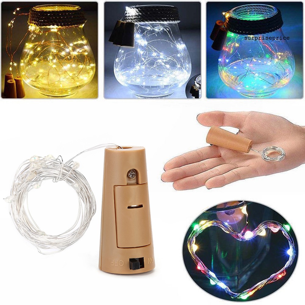 Dây Đèn Led 10 Bóng Dài 100cm Trang Trí Chai Rượu