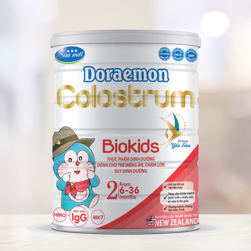 Sữa bột .Biokids dành cho trẻ biếng ăn chậm lớn bổ sung YẾN XÀO 900g