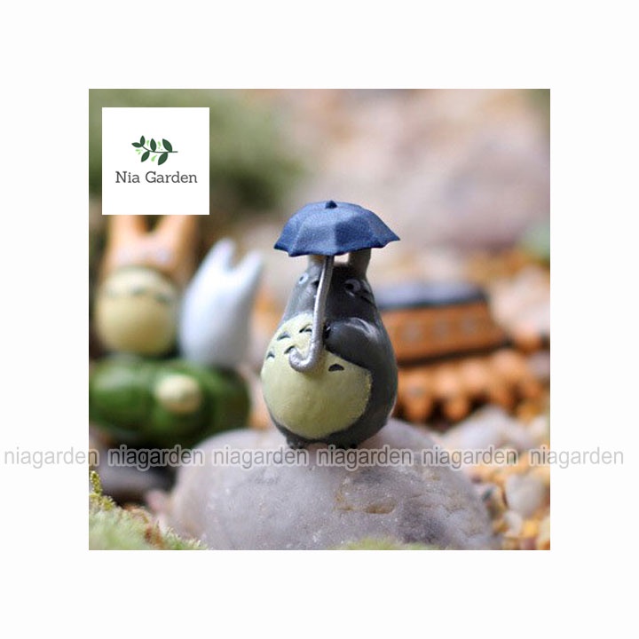 Totoro tiểu cảnh mô hình mini trang trí vườn chậu cây terrarium hồ cá Nia Garden N5