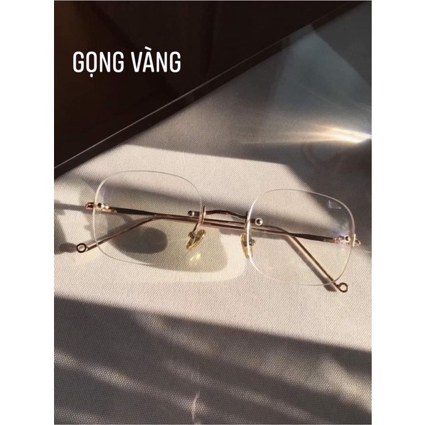 Kính mắt Jennie gọng Titan không gỉ TẶNG KÈM HỘP+KHĂN LAU