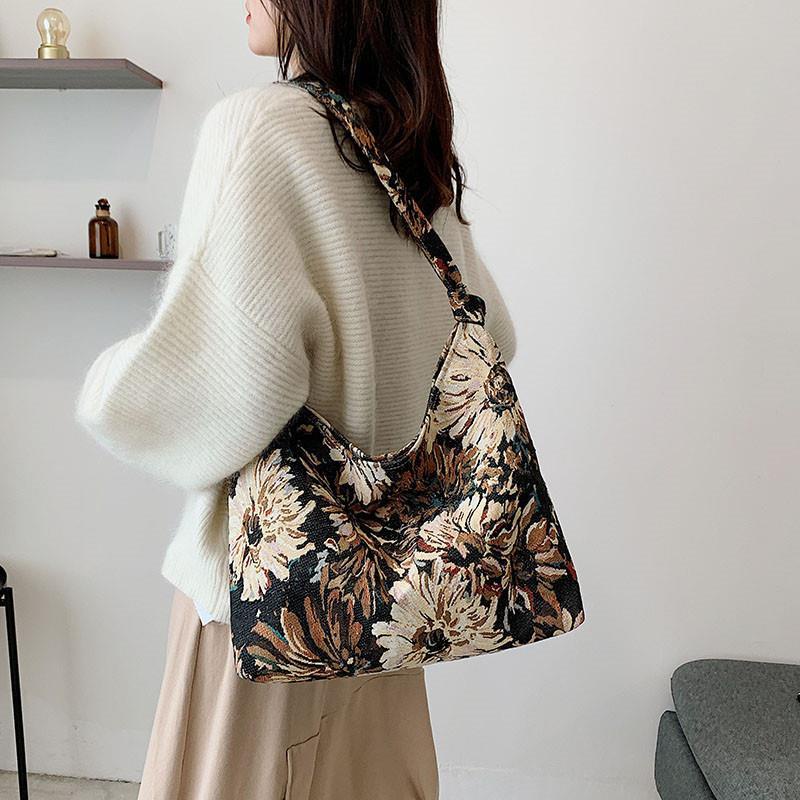 Oeteo Túi Xách Vải Canvas Cỡ Lớn Thời Trang Cho Nữ