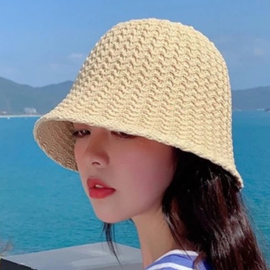 Nón Cói FREESHIP XTRA Mũ Cói Mềm Vành Nhỏ Trơn Đi Biển Phong Cách Retro Vintage Cao Cấp ❤️ 𝗚𝗜𝗔𝗗𝗨𝗡𝗚𝗛𝗔𝗡𝗢𝗜𝟯𝟵 ❤️