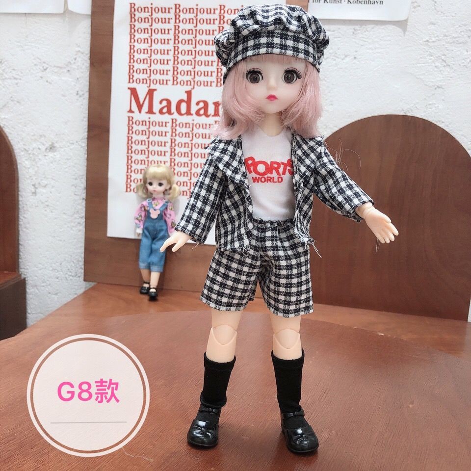 Búp Bê Barbie 4d 30cm Làm Quà Sinh Nhật Cho Bé Gái
